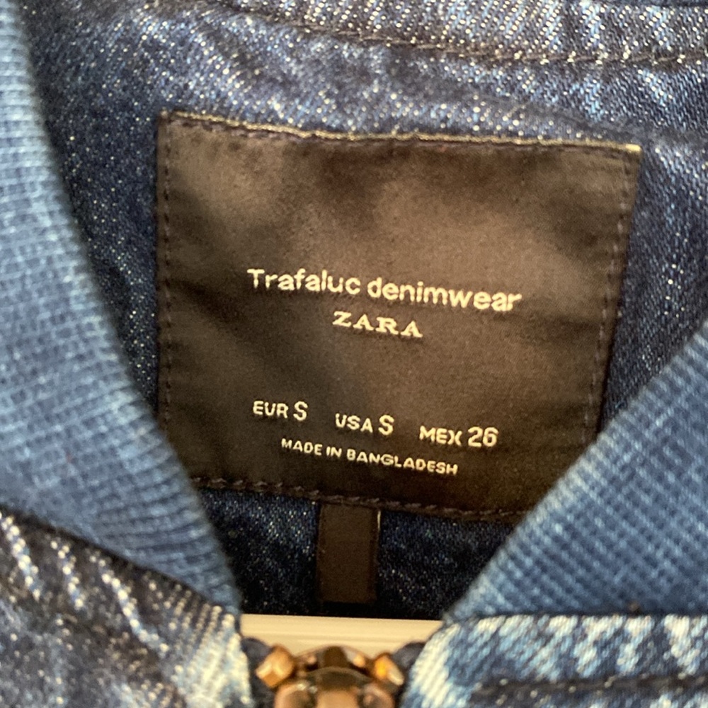 Zara Jean Bomber Patchwork Jacket - image 3